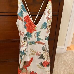 Lulu's Brocade Floral Dress